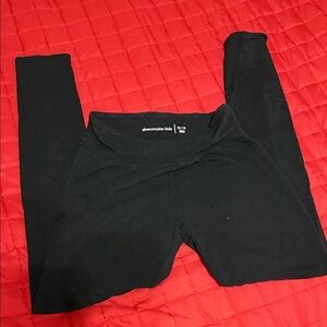 Abercrombie & Fitch Jet Black Active Leggings